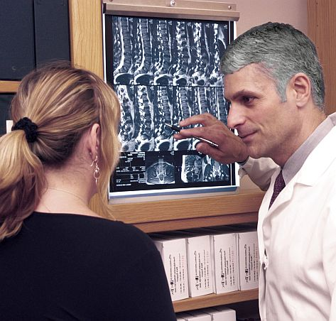 Image of Dr Saracino, chiropractic neurologic  specialist, in his office in King of Prussia, PA