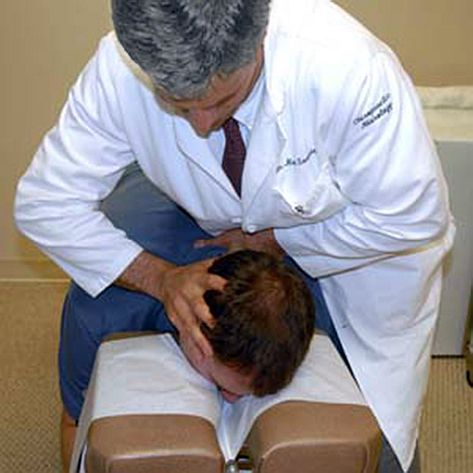 Image of Dr Saracino, chiropractic neurologic  specialist, in his office in King of Prussia, PA